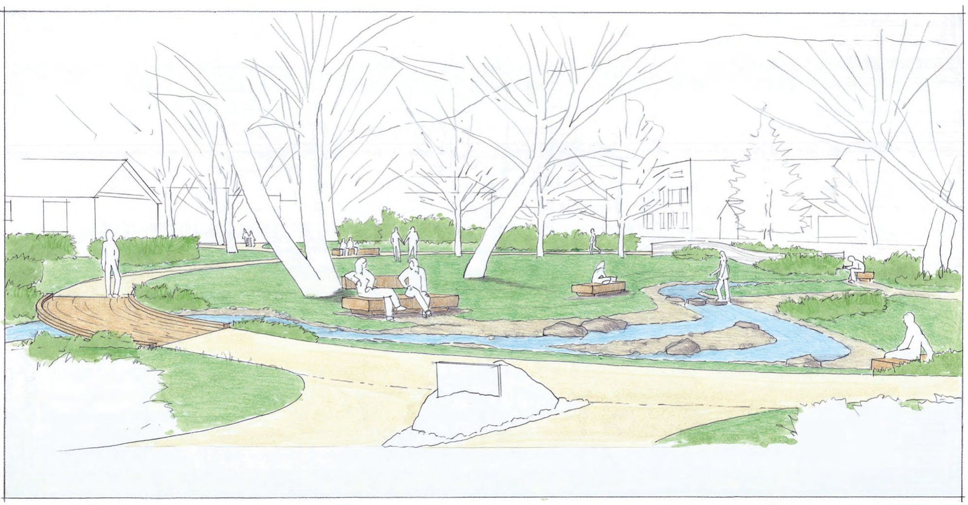 Genevieve green space rendering